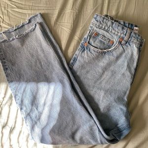 Zara Straight Leg Mom Jeans Sz 8